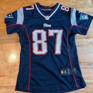Nike Patriots Gronkowski 87 NFL football Jersey
